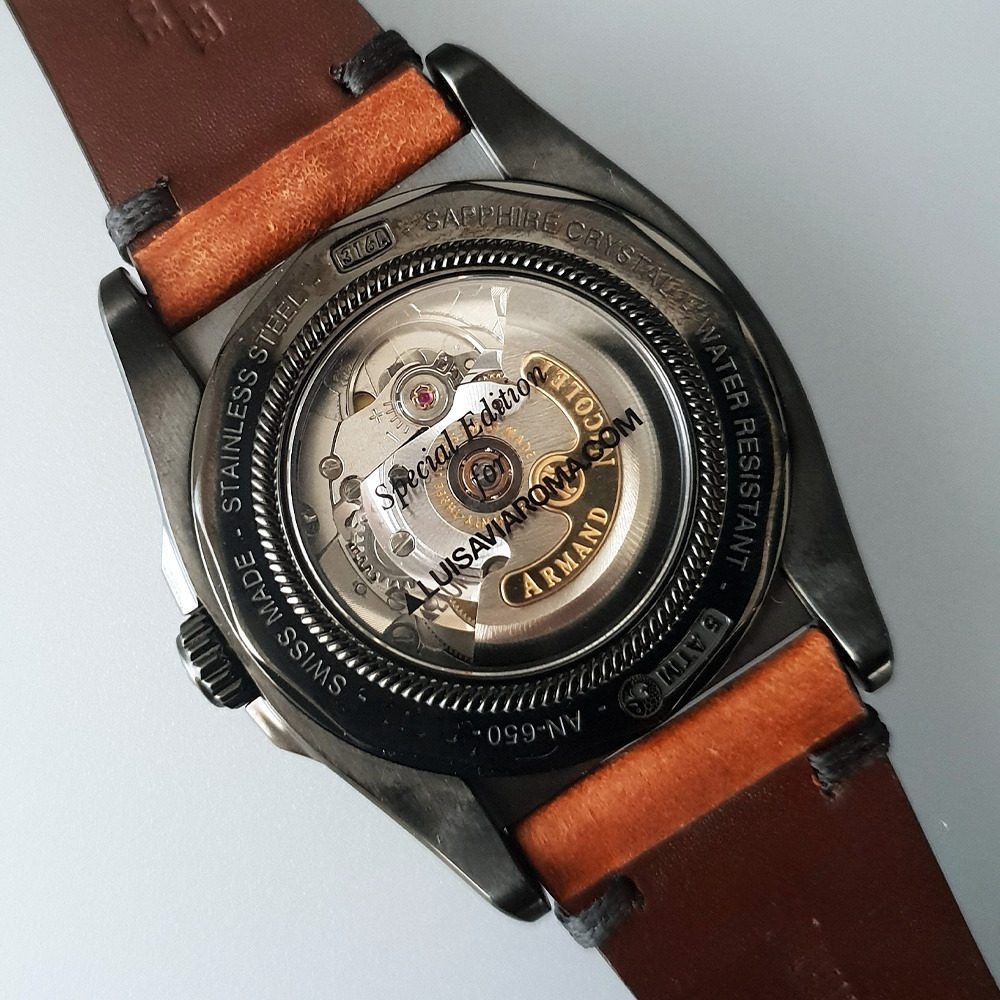 Armand Nicolet J09 Special Edition – Ref. A650AQN-NR-PK4650MA, Neu – 15/16