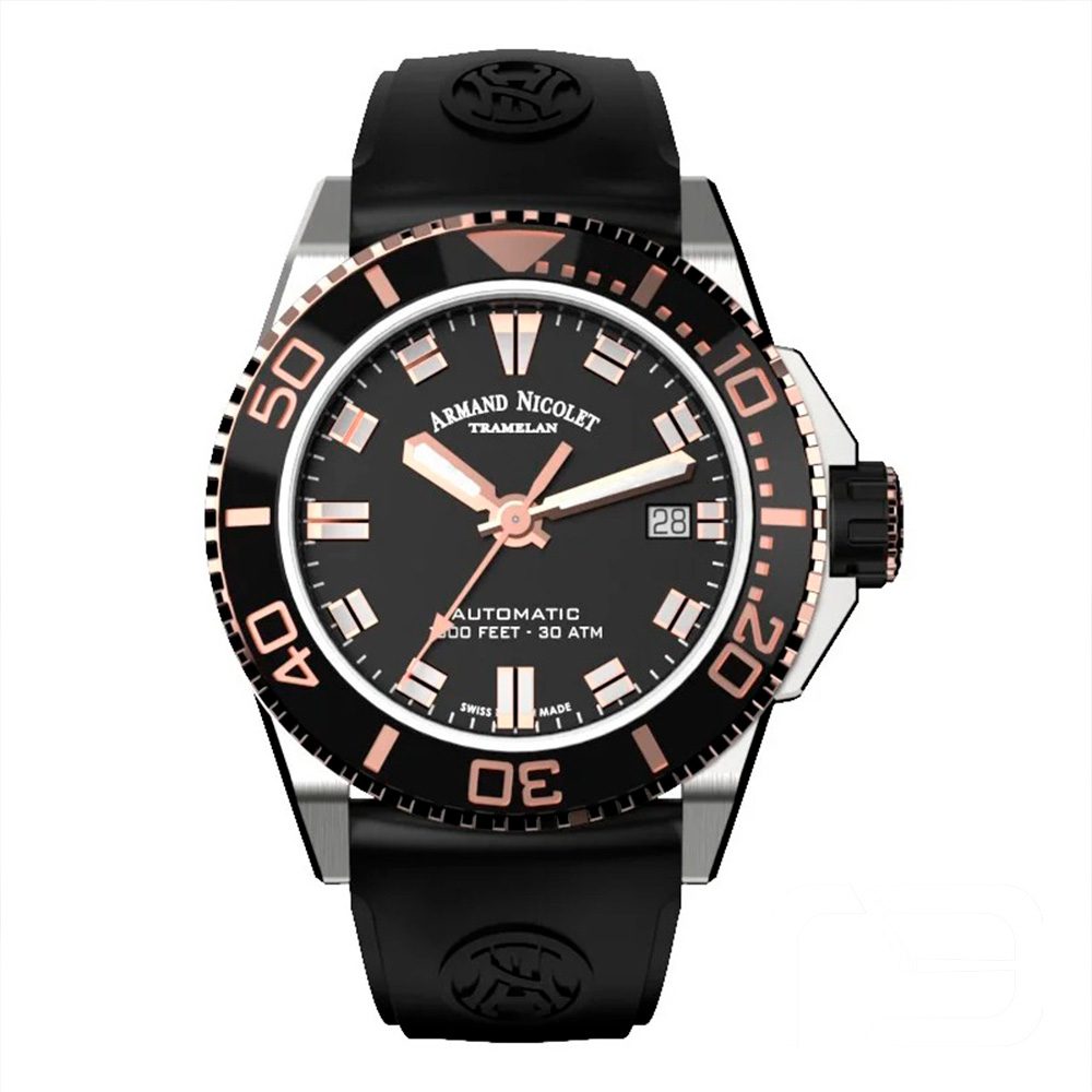 Armand Nicolet JS9-41 – Ref. A481ASN-NS-GG2710N, Neu – 9/9