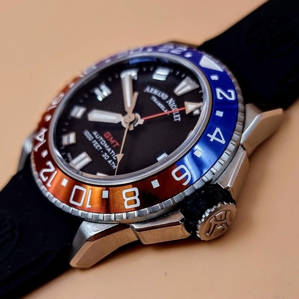 Armand Nicolet JS9-41 GMT – Ref. A487BGN-NR-GG2710N, Gut – 5/16
