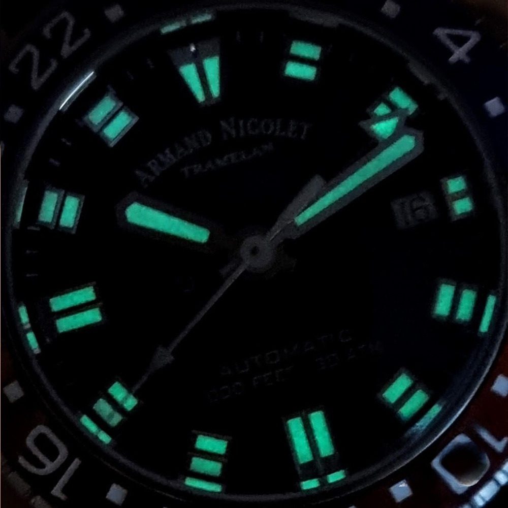 Armand Nicolet JS9-41 GMT – Ref. A487BGN-NR-GG2710N, Gut – 9/16