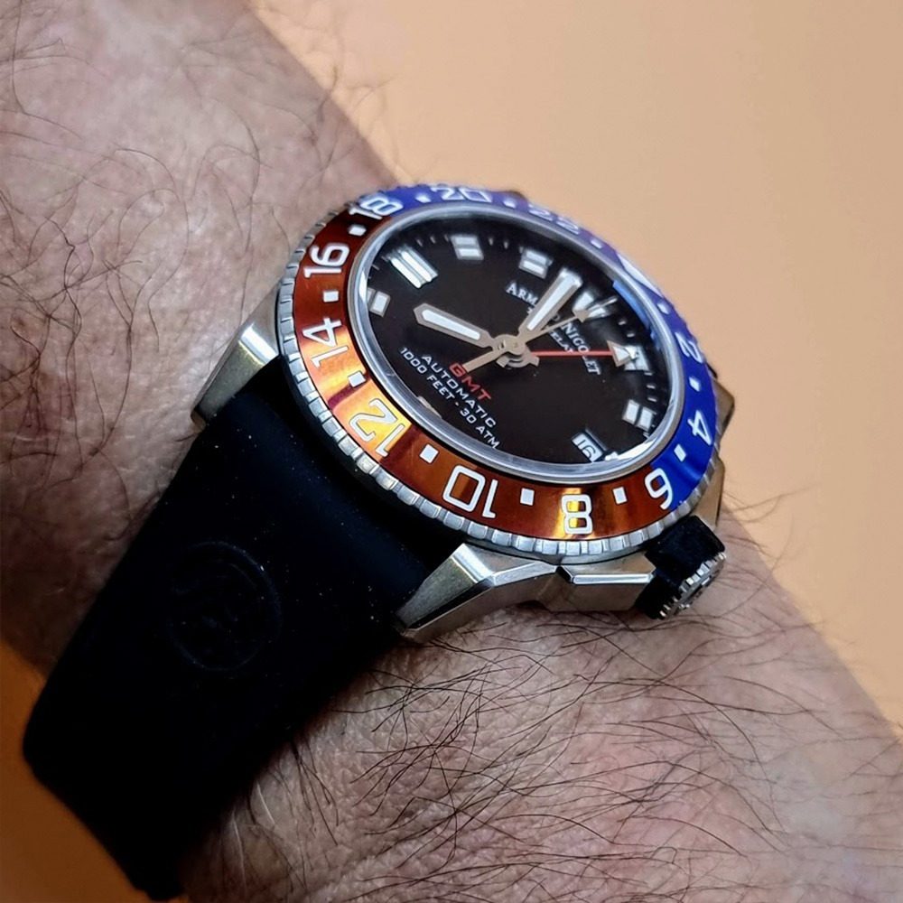 Armand Nicolet JS9-41 GMT – Ref. A487BGN-NR-GG2710N, Gut – 13/16