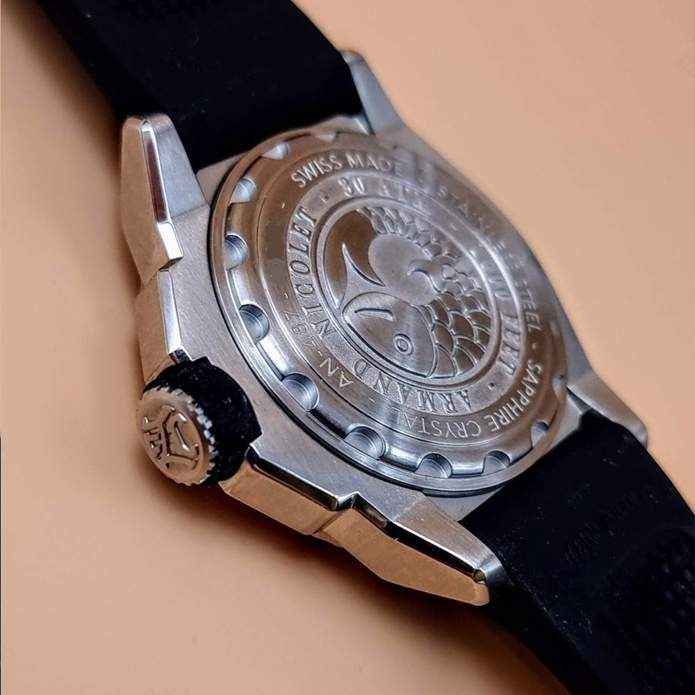 Armand Nicolet JS9-41 GMT – Ref. A487BGN-NR-GG2710N, Gut – 14/16