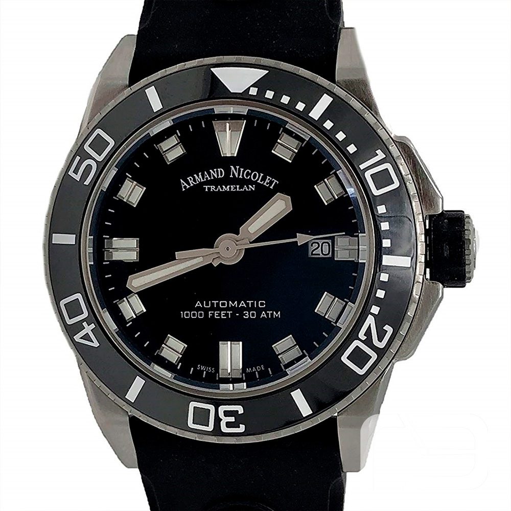 Armand Nicolet JS9 Automatic – Ref. A480AGN-NR-GG4710N, good – 1/9