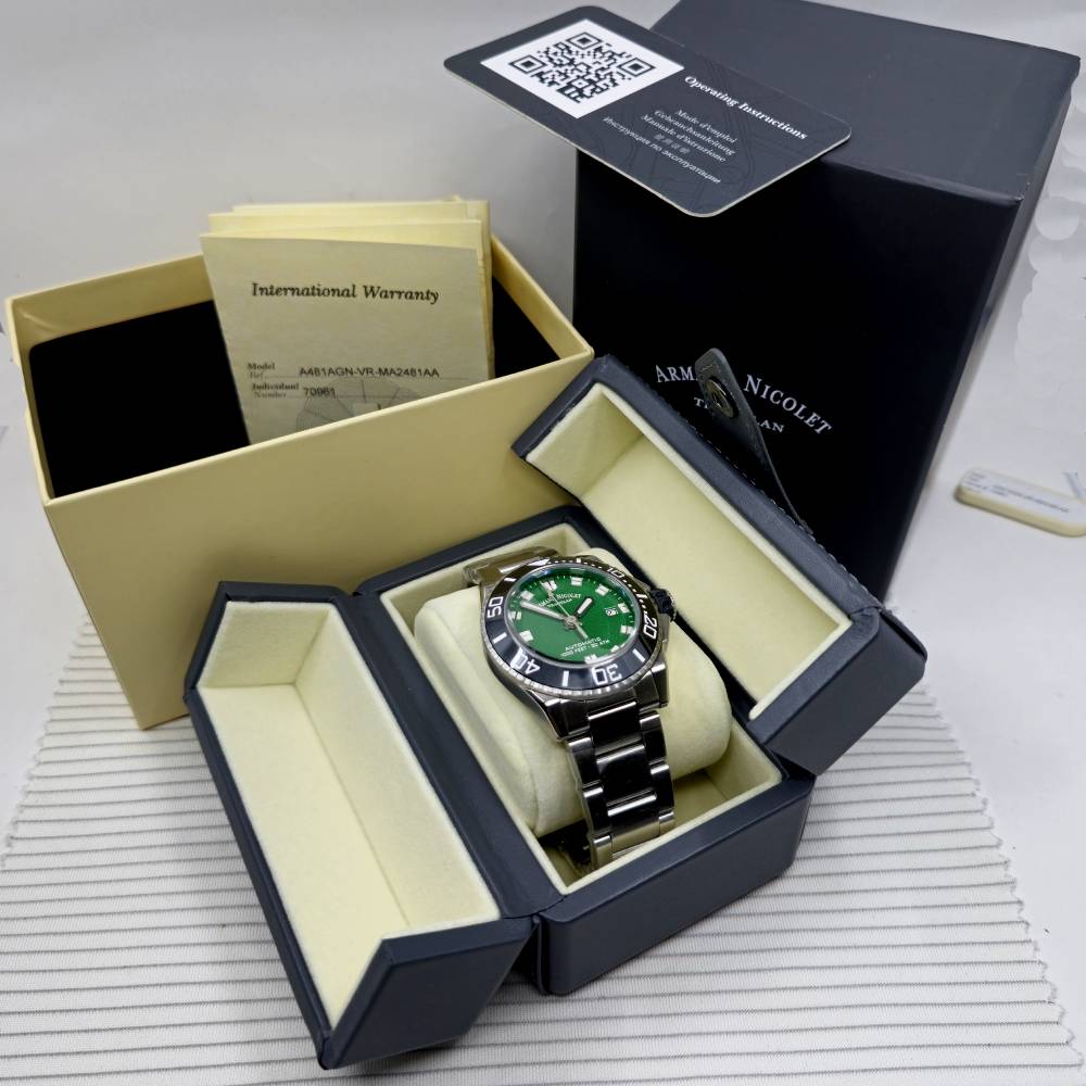 Armand Nicolet JS9 Automatic – Ref. A481AGN-VR-MA2481AA, Gut – 2/18
