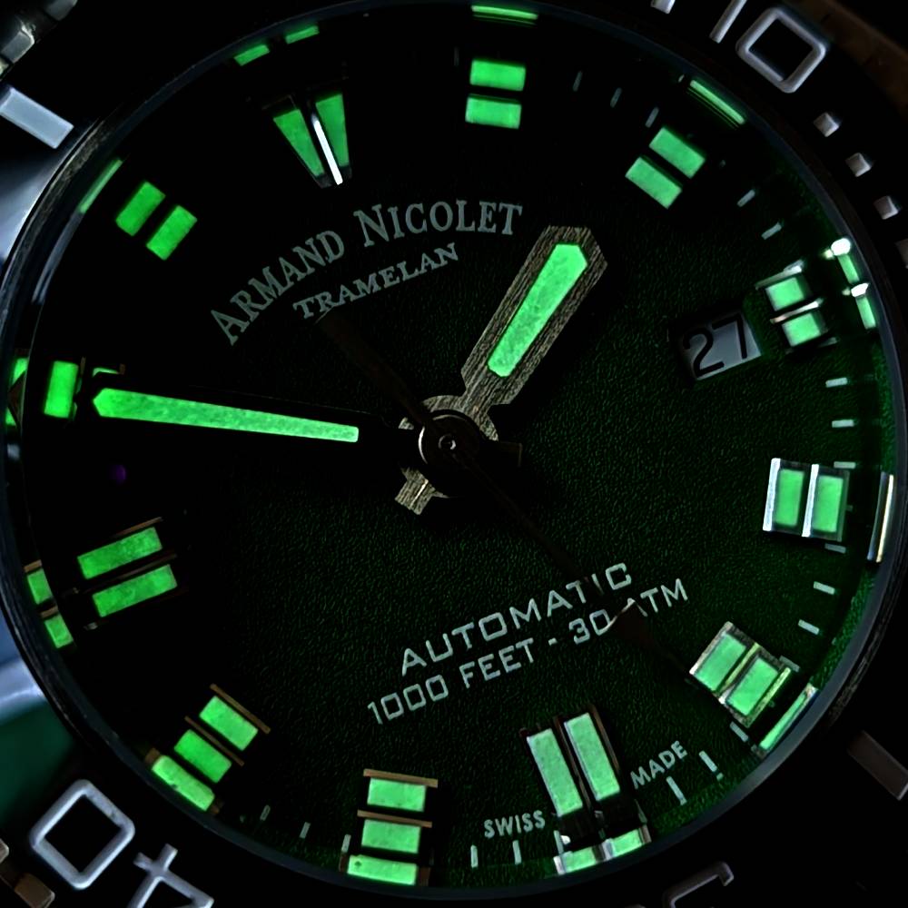 Armand Nicolet JS9 Automatic – Ref. A481AGN-VR-MA2481AA, good – 6/18