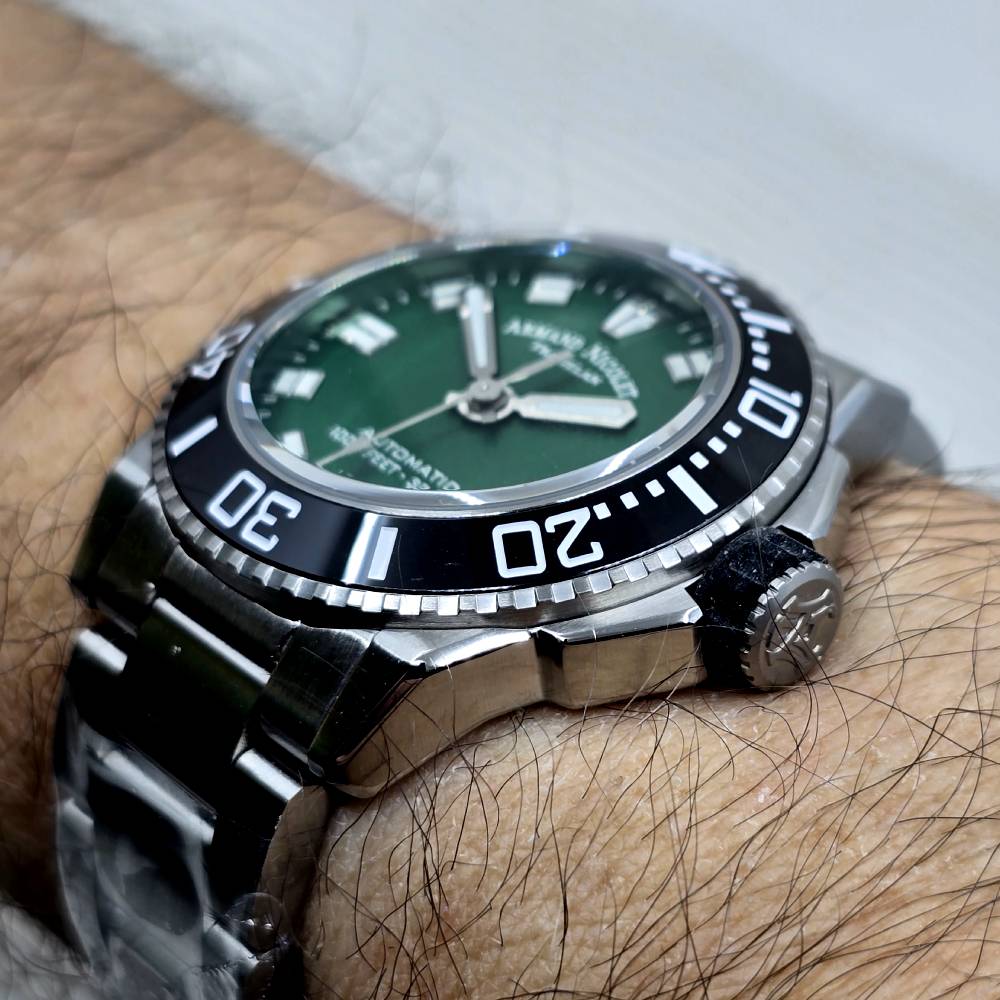 Armand Nicolet JS9 Automatic – Ref. A481AGN-VR-MA2481AA, Gut – 9/18