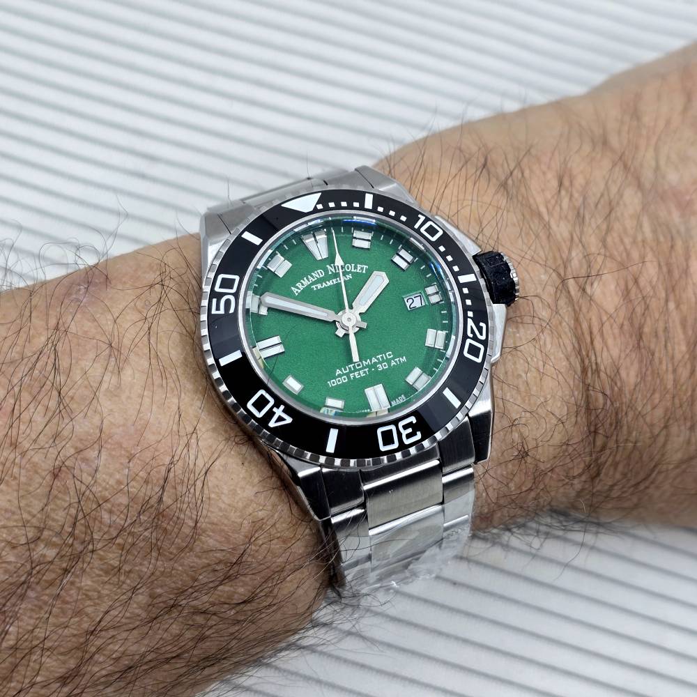 Armand Nicolet JS9 Automatic – Ref. A481AGN-VR-MA2481AA, Gut – 10/18