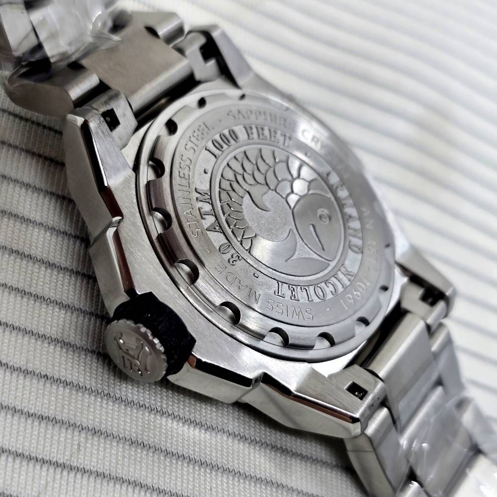 Armand Nicolet JS9 Automatic – Ref. A481AGN-VR-MA2481AA, Gut – 18/18