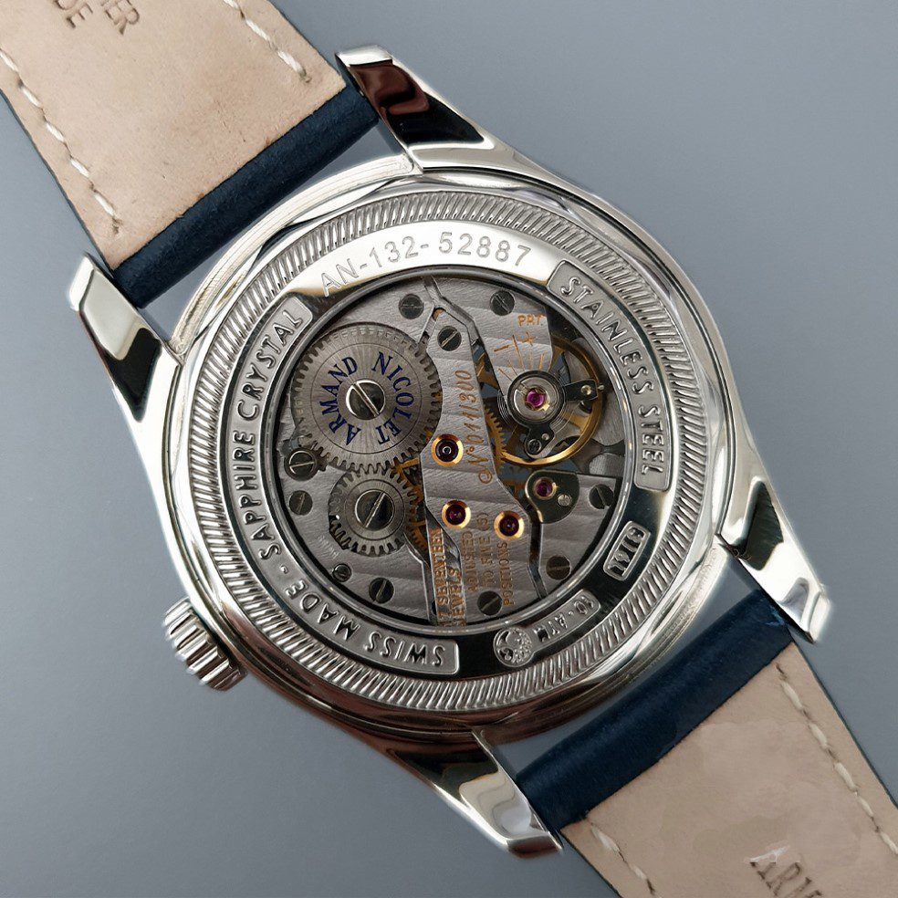 Armand Nicolet L16 Small Seconds – Ref. A132AAA-BU-P140BU2, Neu – 7/16