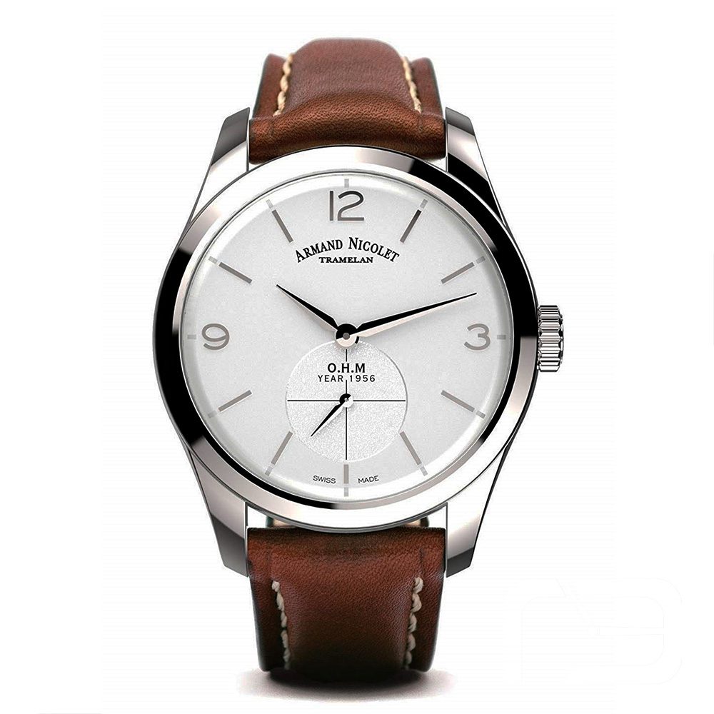 Armand Nicolet LB6 Small Second – Ref. A134AAA-AG-P140MR2, good – 3/5