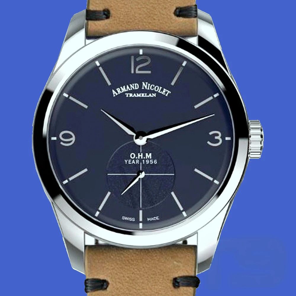 Armand Nicolet LB6 Small Second – Ref. A134AAA-BU-PK2140CA, Gut – 1/6