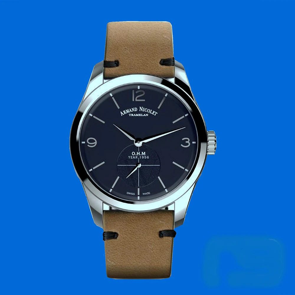 Armand Nicolet LB6 Small Second – Ref. A134AAA-BU-PK2140CA, Gut – 3/6