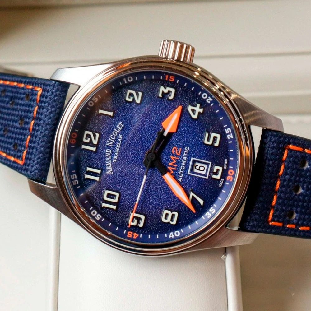 Armand Nicolet M02 – Ref. A640P-BN-P0640BO8, Gut – 3/4
