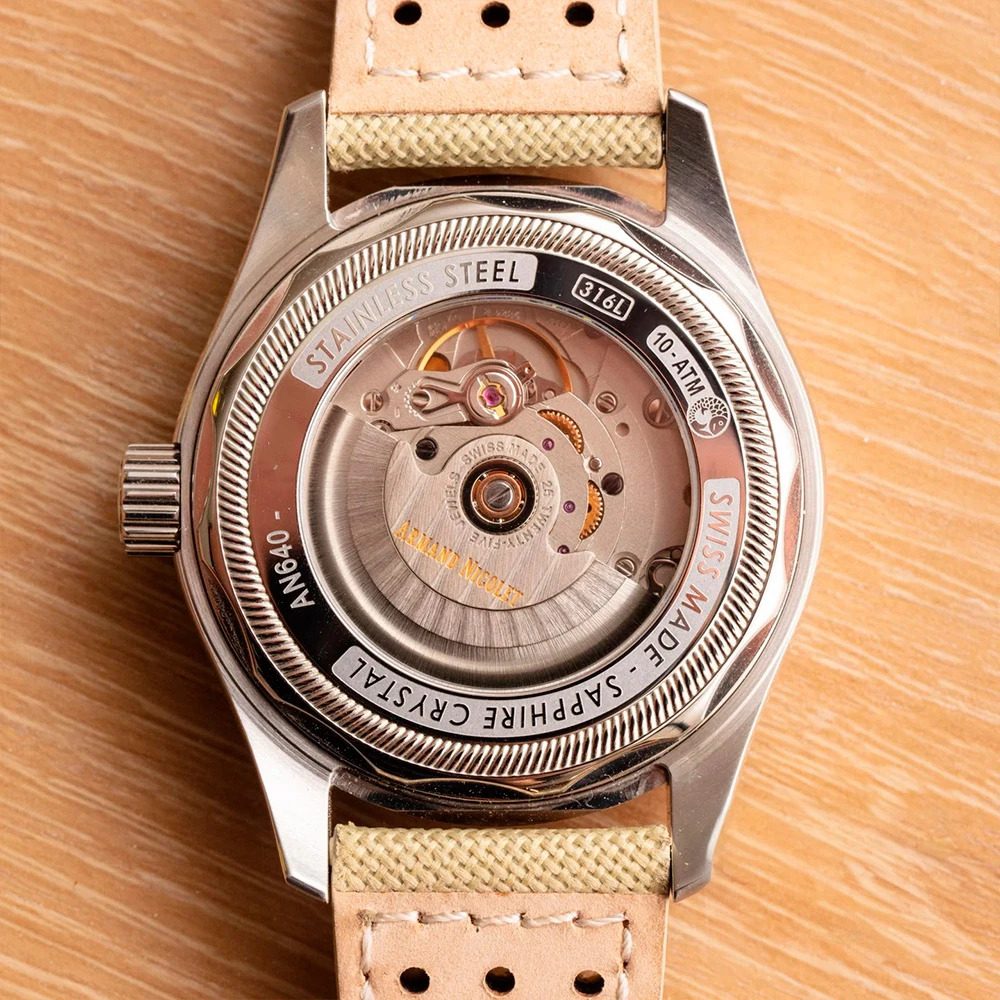 Armand Nicolet MM2 – Ref. A640P-KA-P0640KM8, good – 3/7