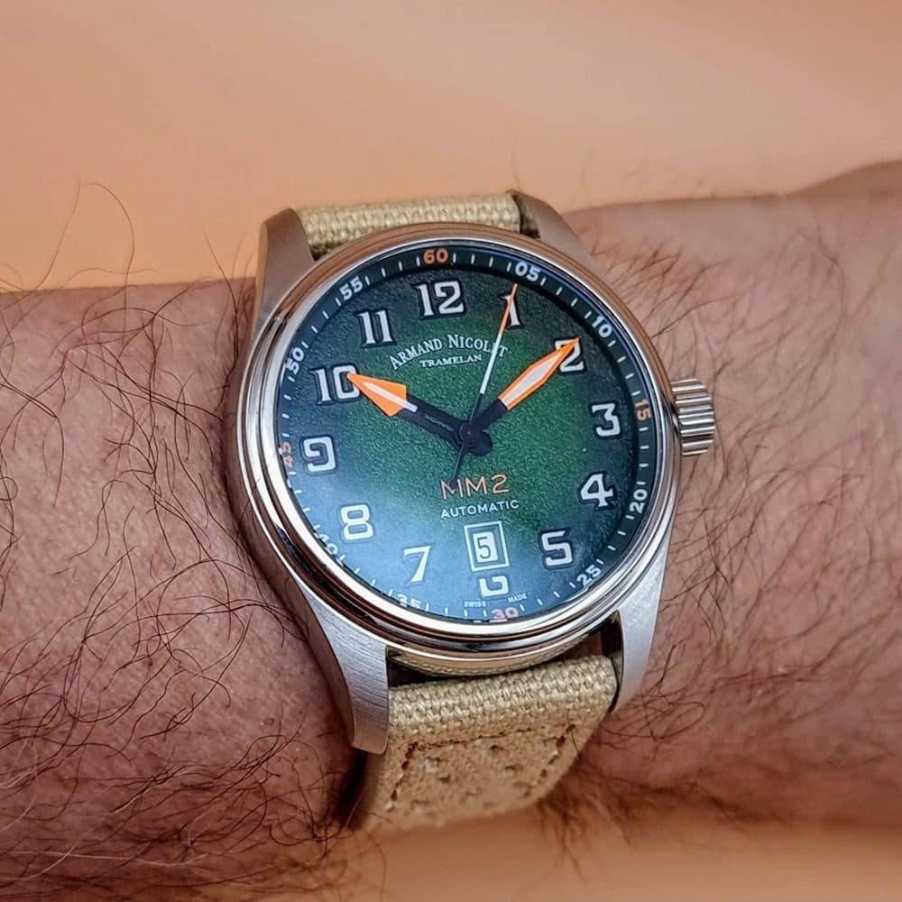 Armand Nicolet MM2 – Ref. A640P-NV-P0640KM8, good – Image 2/16