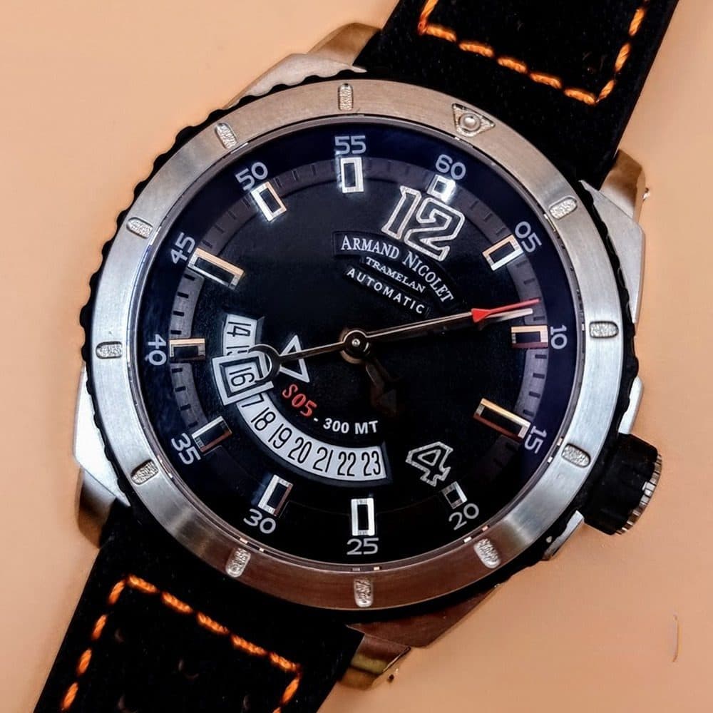 Armand Nicolet S05-3 – Ref. A713BGN-GR-P0668NO8, Neu – Bild 1/16