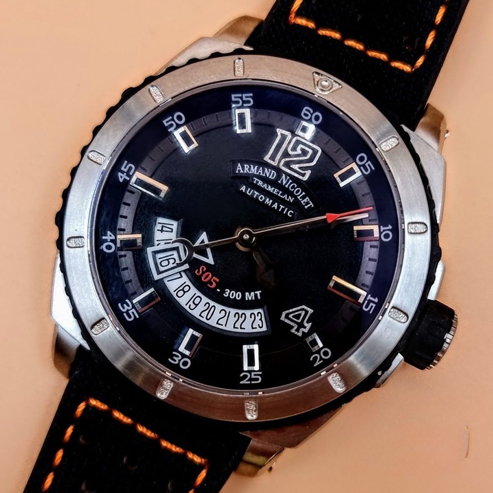 Armand Nicolet S05-3 – Ref. A713BGN-GR-P0668NO8, Neu – 1/16