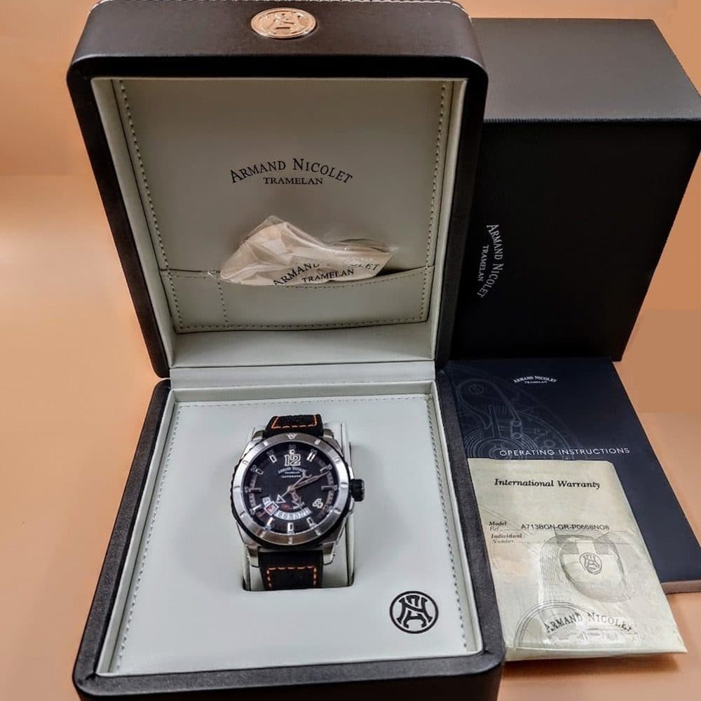 Armand Nicolet S05-3 – Ref. A713BGN-GR-P0668NO8, Neu – Bild 2/16