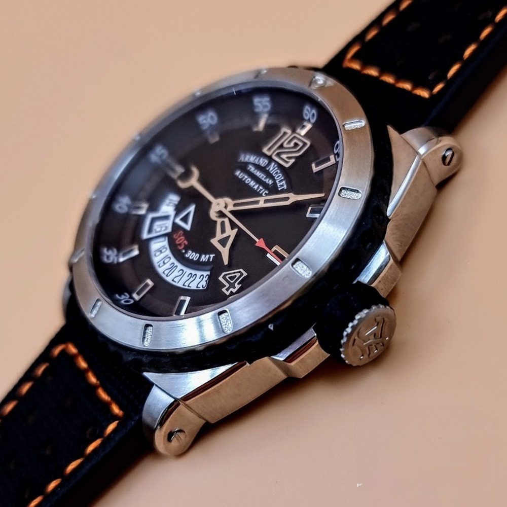 Armand Nicolet S05-3 – Ref. A713BGN-GR-P0668NO8, Neu – 8/16