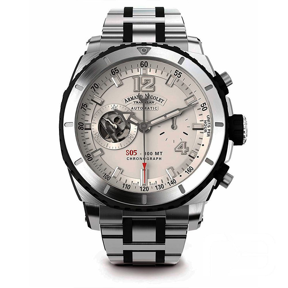 Armand Nicolet S05 Chronograph – Ref. A714AGN-AG-MA4710GN, Gut – 2/2