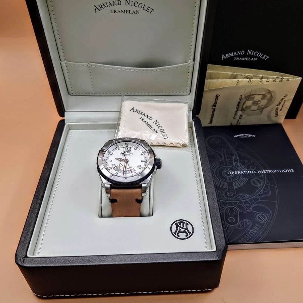 Armand Nicolet S05-3 – Ref. A713BGN-AG-PK4140CA, Gut – 2/16