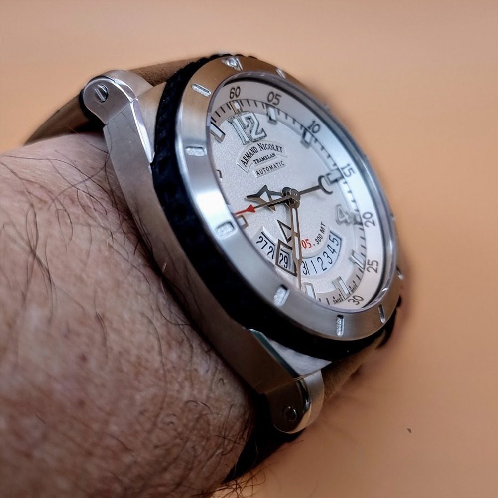 Armand Nicolet S05-3 – Ref. A713BGN-AG-PK4140CA, Gut – 8/16