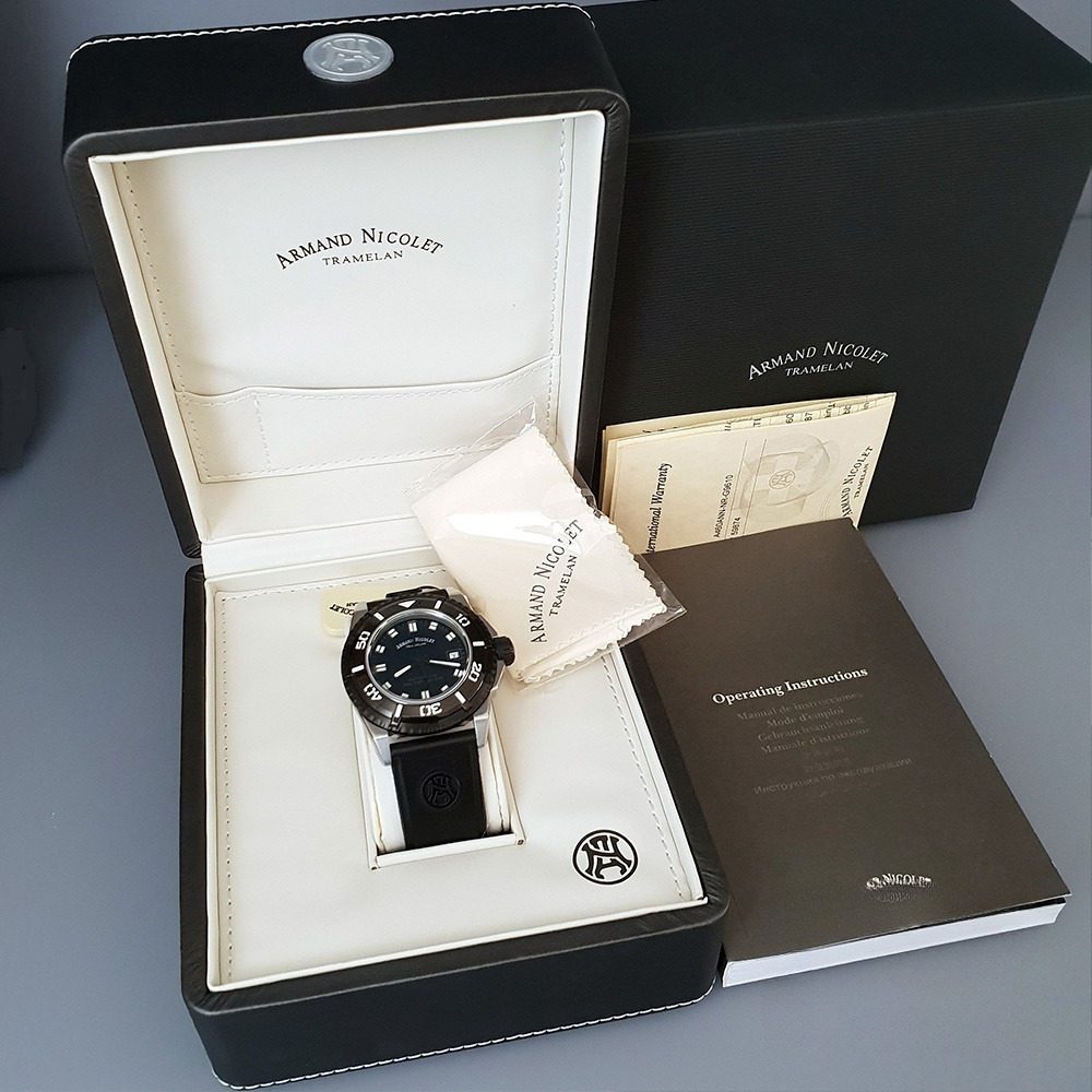 Armand Nicolet M02 – Ref. A460ANN-NR-G9610, Gut – 2/16