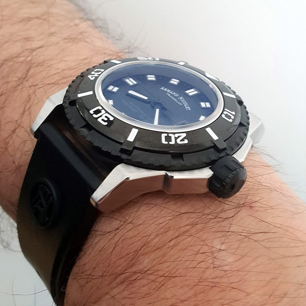 Armand Nicolet M02 – Ref. A460ANN-NR-G9610, Gut – 4/16