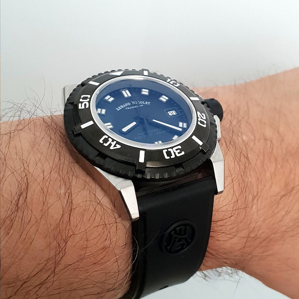 Armand Nicolet M02 – Ref. A460ANN-NR-G9610, Gut – 12/16