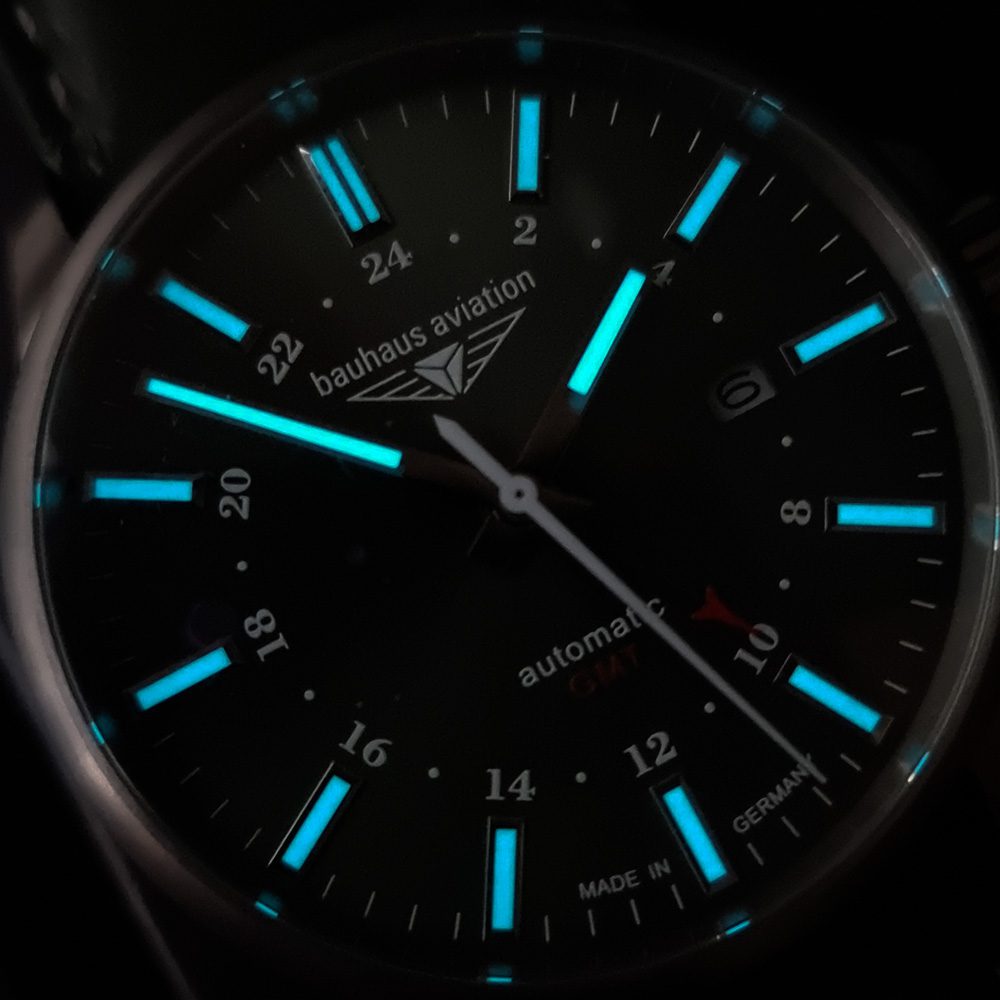 Bauhaus Aviation Titanium GMT – Ref. 7283, Gut – 7/20