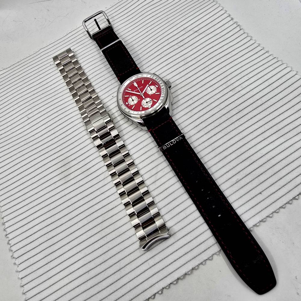 Bulova Lunar Pilot Chronograph Blood Moon – Ref. 96K115, Gut – 6/17