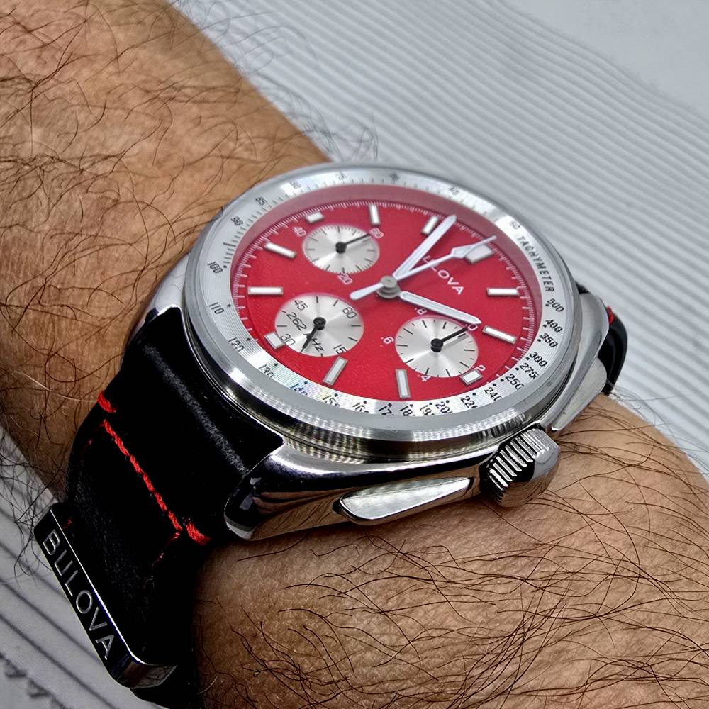 Bulova Lunar Pilot Chronograph Blood Moon – Ref. 96K115, Gut – 12/17