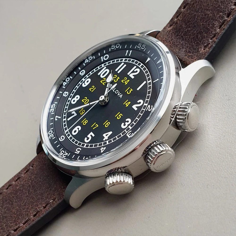 Bulova Pilot A-15 GMT – Ref. 96A245, Gut – 4/14