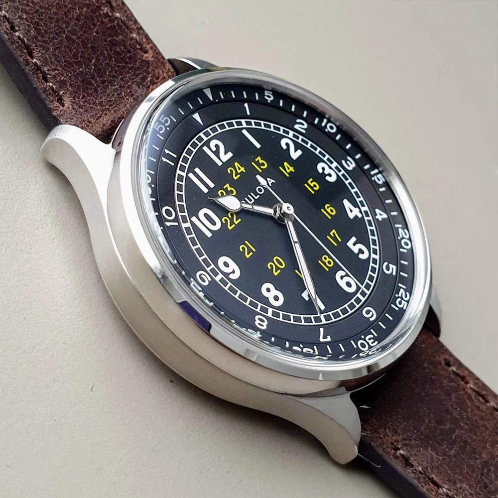 Bulova Pilot A-15 GMT – Ref. 96A245, Gut – 8/14