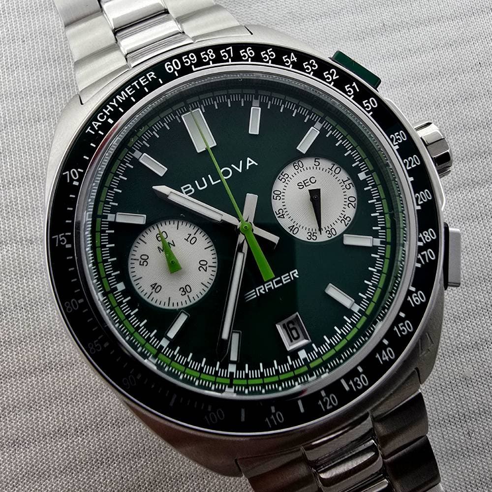 Bulova Racer Chronograph – Ref. 98B468, Gut – Bild 1/17