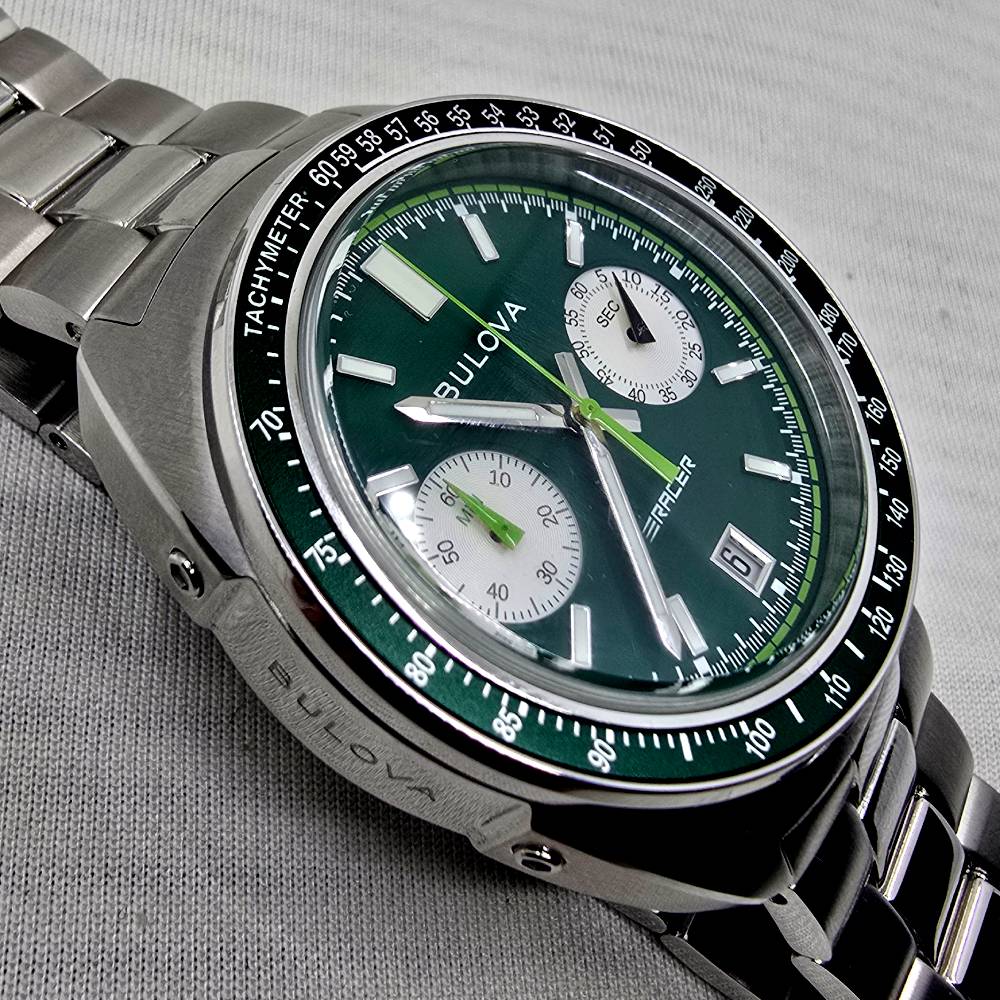 Bulova Racer Chronograph – Ref. 98B468, Gut – 4/17