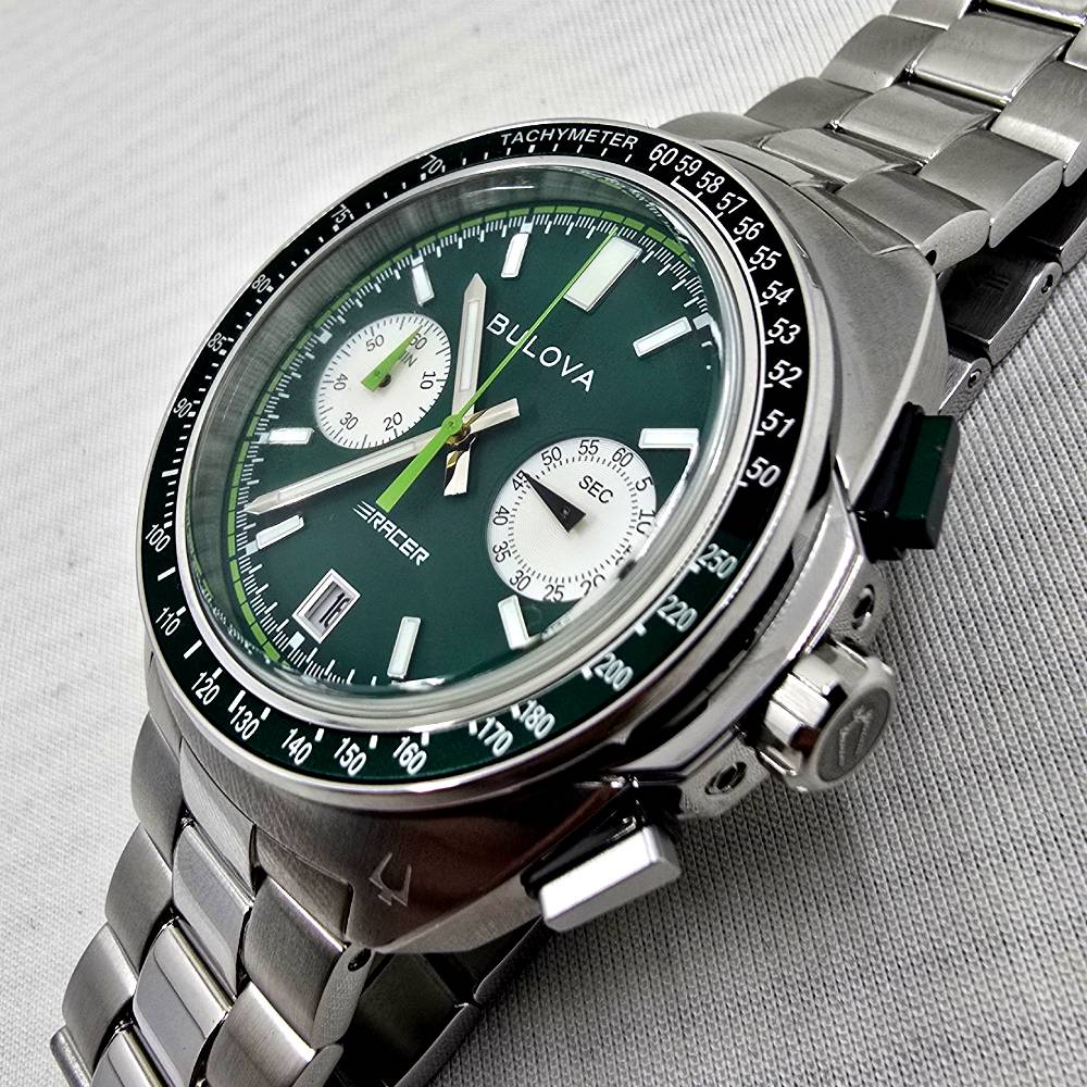 Bulova Racer Chronograph – Ref. 98B468, Gut – 5/17