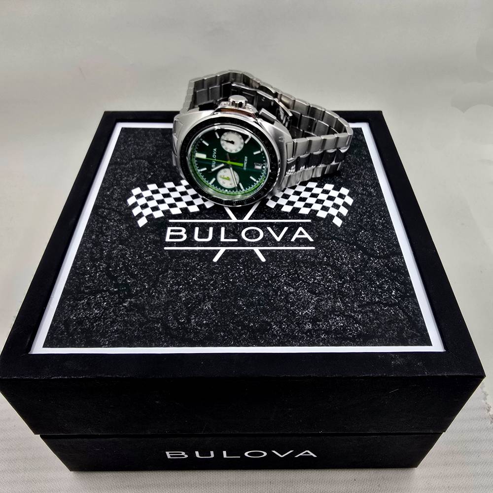 Bulova Racer Chronograph – Ref. 98B468, Gut – 9/17