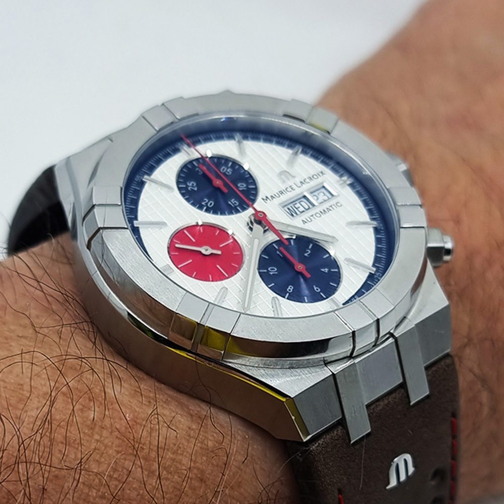 Maurice Lacroix Aikon Automatic Chronograph – Ref. AI6038-SS001-133-4, Neu – 10/21