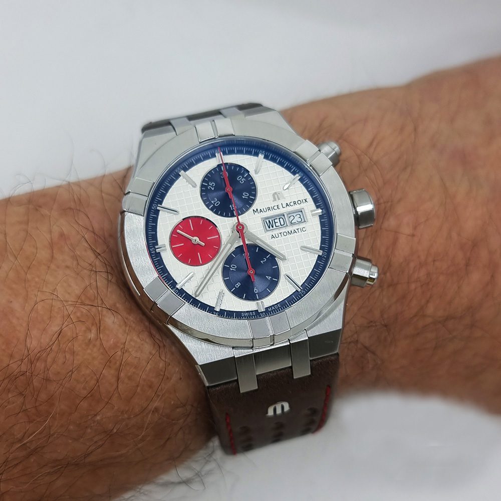 Maurice Lacroix Aikon Automatic Chronograph – Ref. AI6038-SS001-133-4, Neu – 16/21