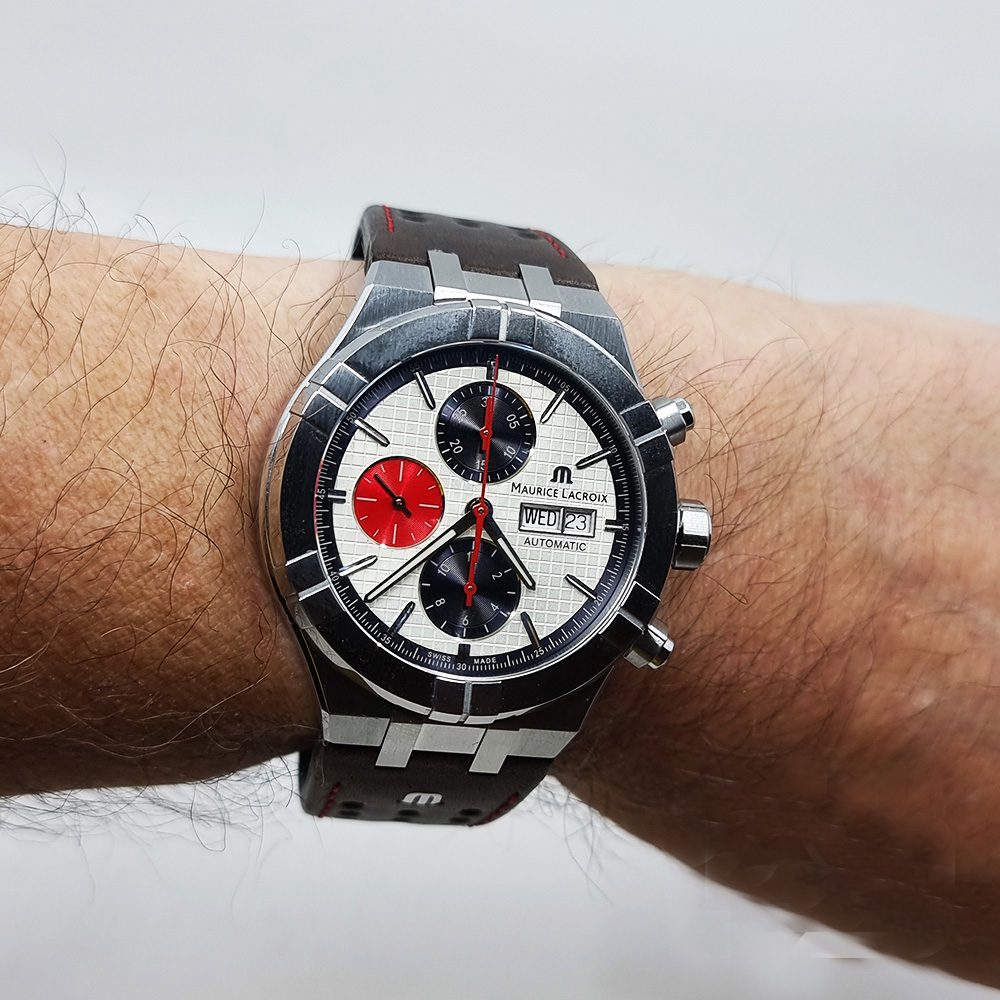 Maurice Lacroix Aikon Automatic Chronograph – Ref. AI6038-SS001-133-4, Neu – 18/21