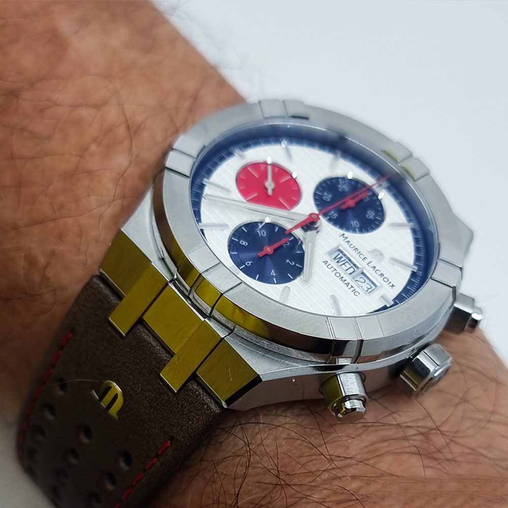 Maurice Lacroix Aikon Automatic Chronograph – Ref. AI6038-SS001-133-4, Neu – 19/21