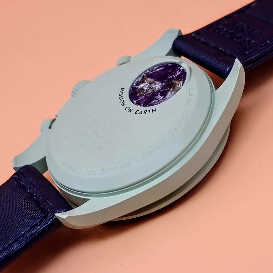 Swatch Moonswatch – Ref. SO33G100, Gut – 14/21