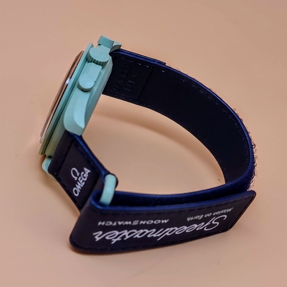 Swatch Moonswatch – Ref. SO33G100, Gut – 15/21