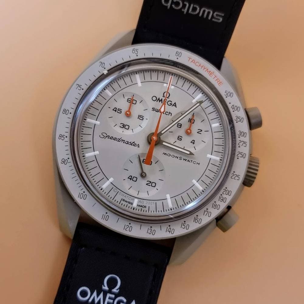 Swatch Moonswatch – Ref. SO33C100, Neu – Bild 1/20