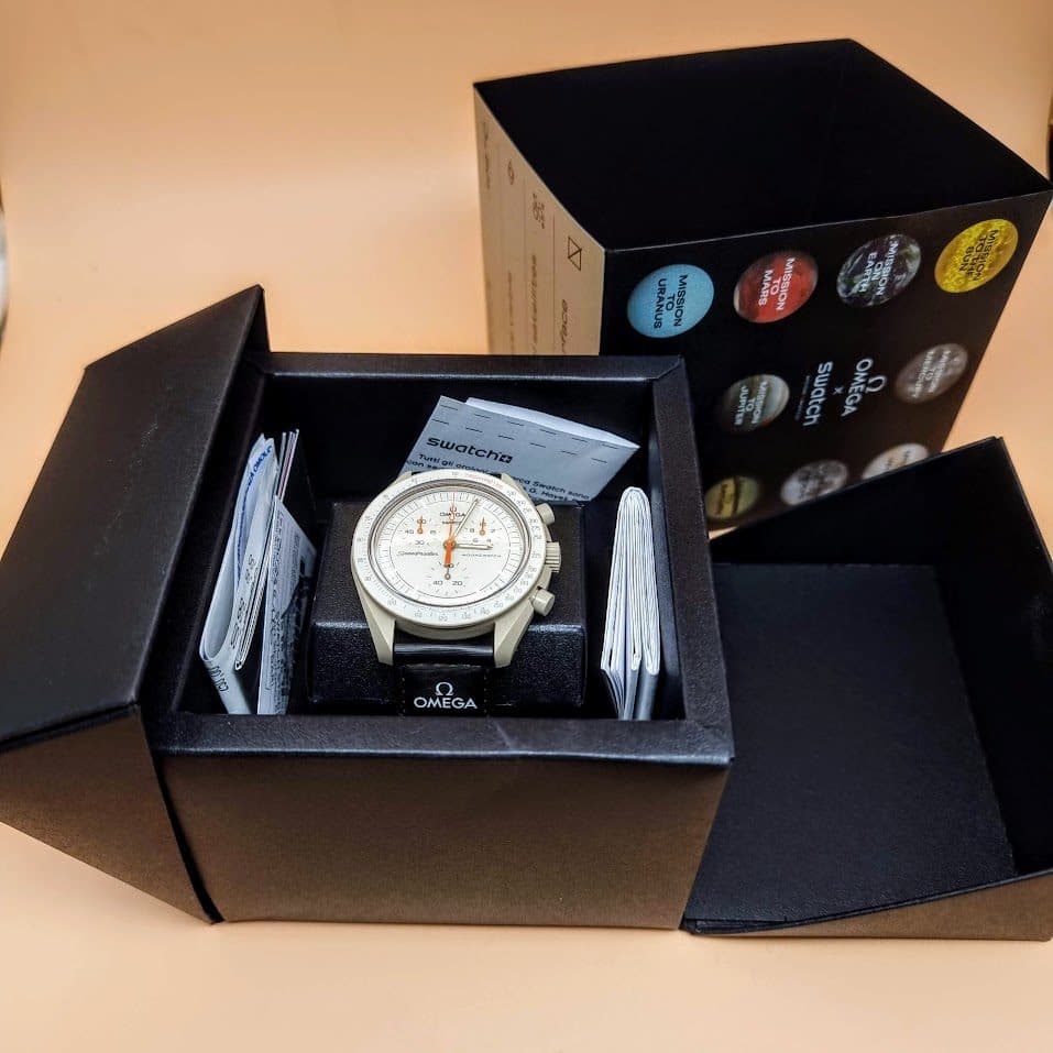 Swatch Moonswatch – Ref. SO33C100, Neu – Bild 2/20