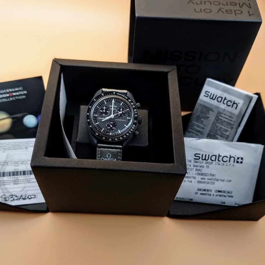 Swatch Moonswatch – Ref. SO33A100, Gut – Bild 2/19