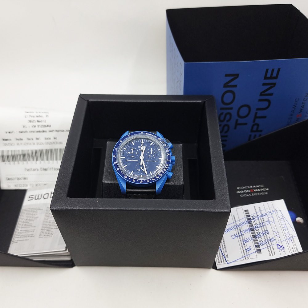 Swatch Moonswatch – Ref. SO33N100, Gut – 3/18