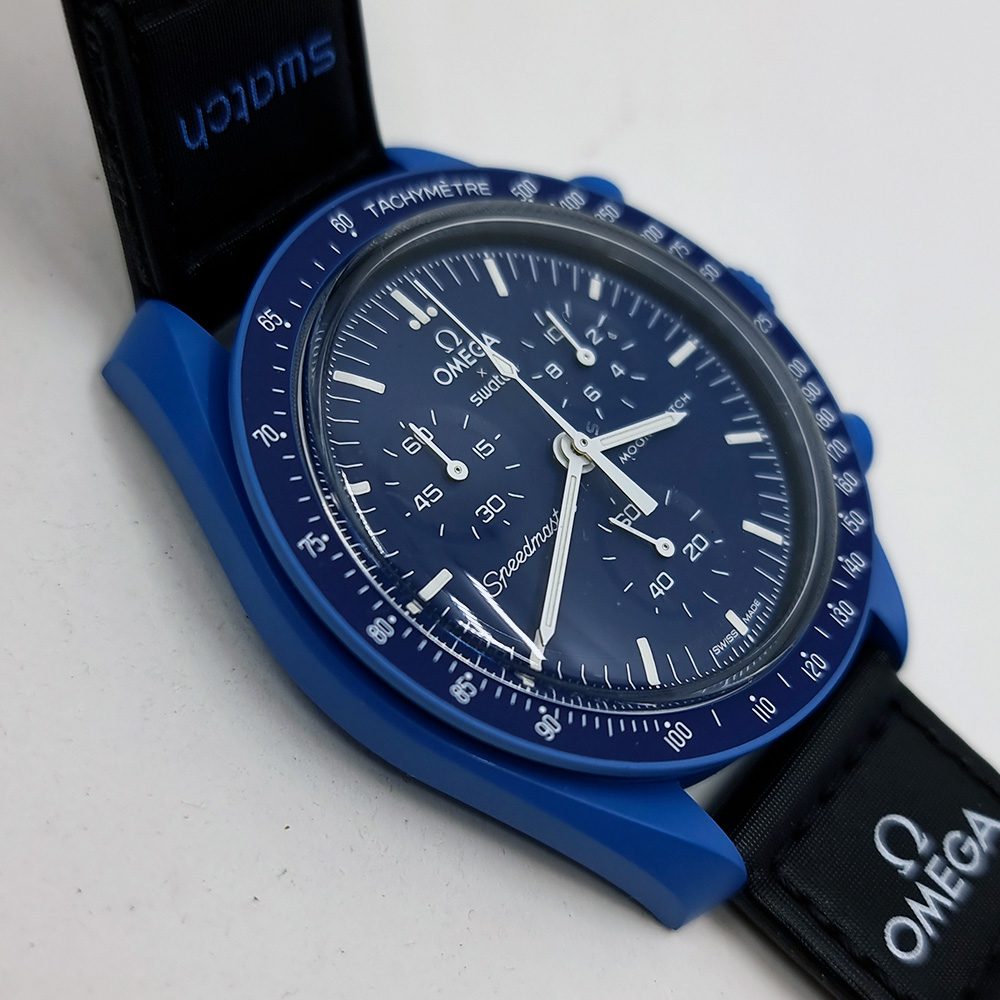 Swatch Moonswatch – Ref. SO33N100, Gut – 6/18