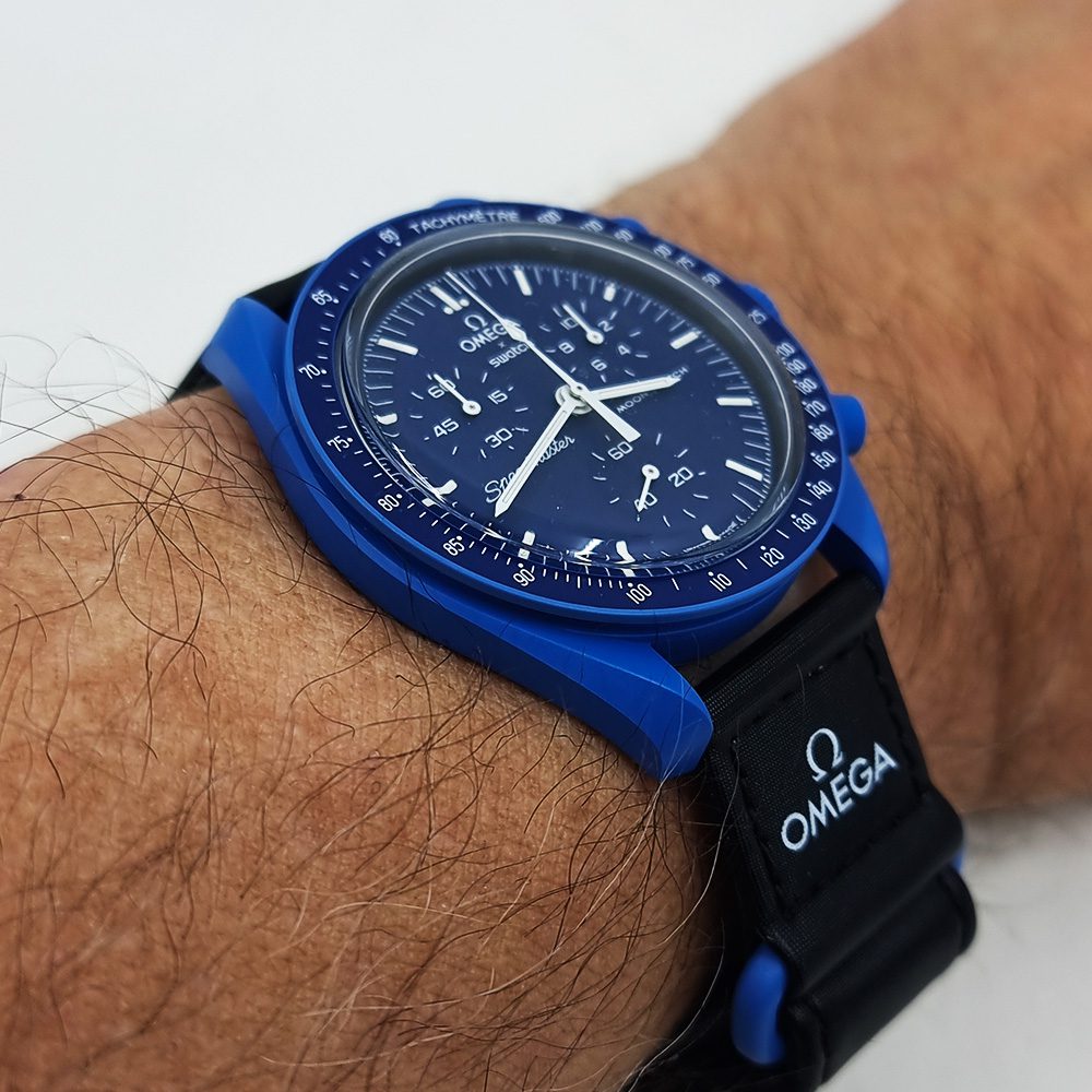 Swatch Moonswatch – Ref. SO33N100, Gut – 14/18